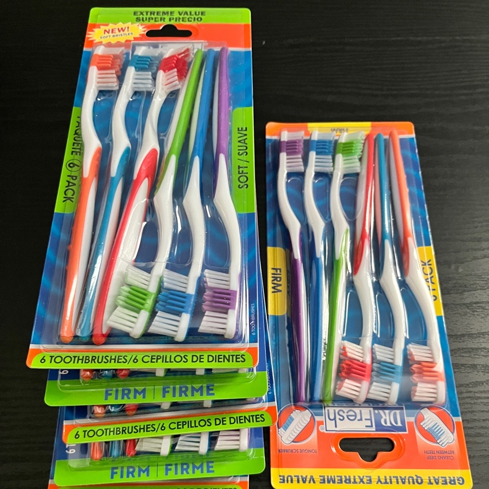 Toothbrush packs - 36 total